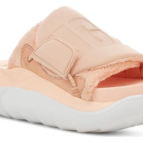 UGG Women’s LA Alto Slide 'Peach Pink' - Picture 2 of 11